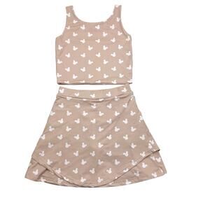 Small Shop Disney Skirt & Top Athletic Set
